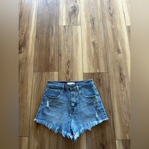 Tgla womens denim shorts size 25